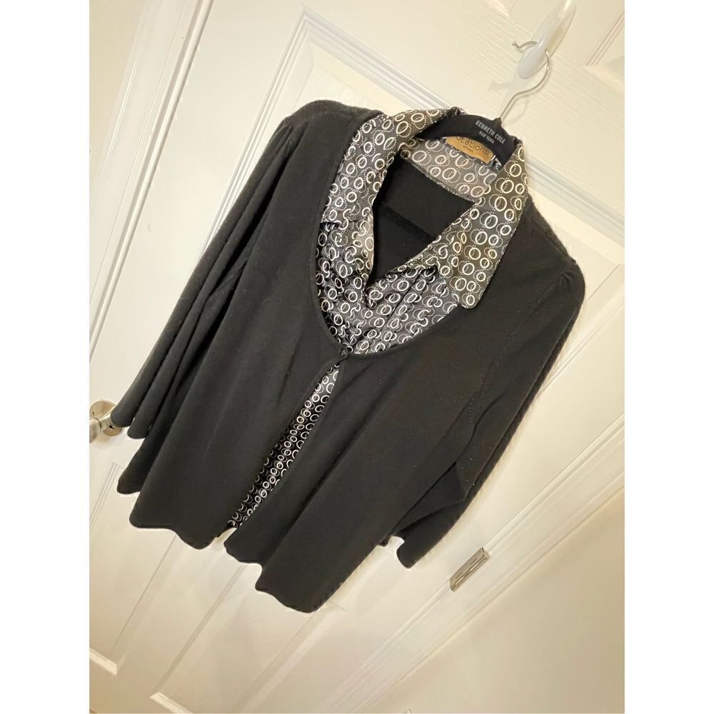 Notations black sweater shirt size 2X